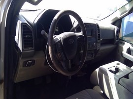 2017 FORD F-150, SILVER, XLT MODEL, 3.5L TURBO, AT, 4WD.  F265217